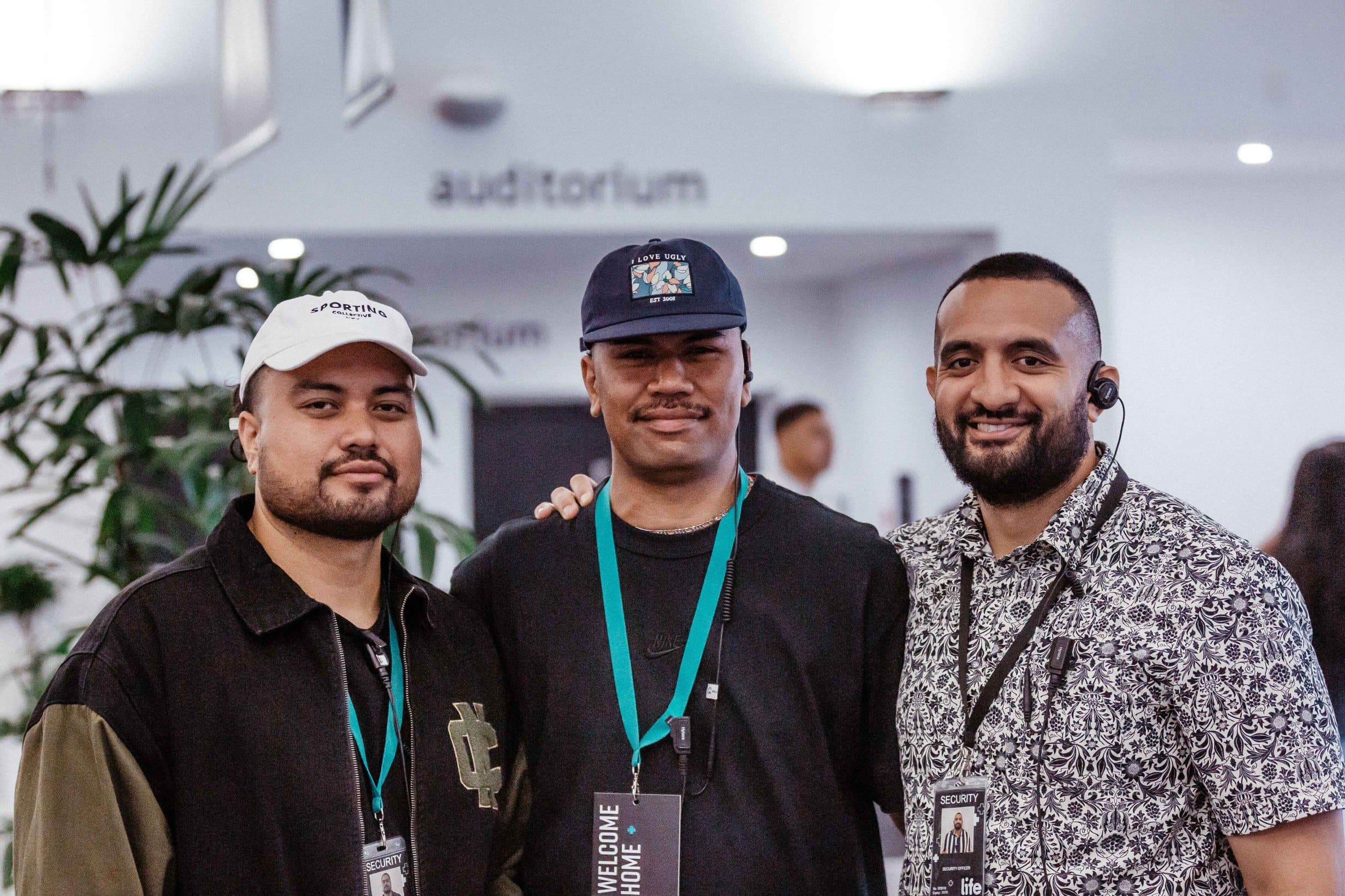 Some of the security team at LIFENZ